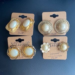 Vintage Clip-On Earrings